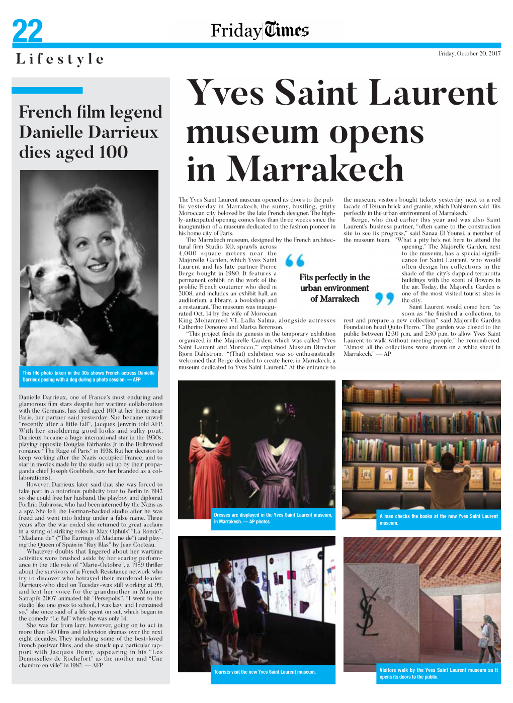Yves Saint Laurent Museum Opens in Marrakech