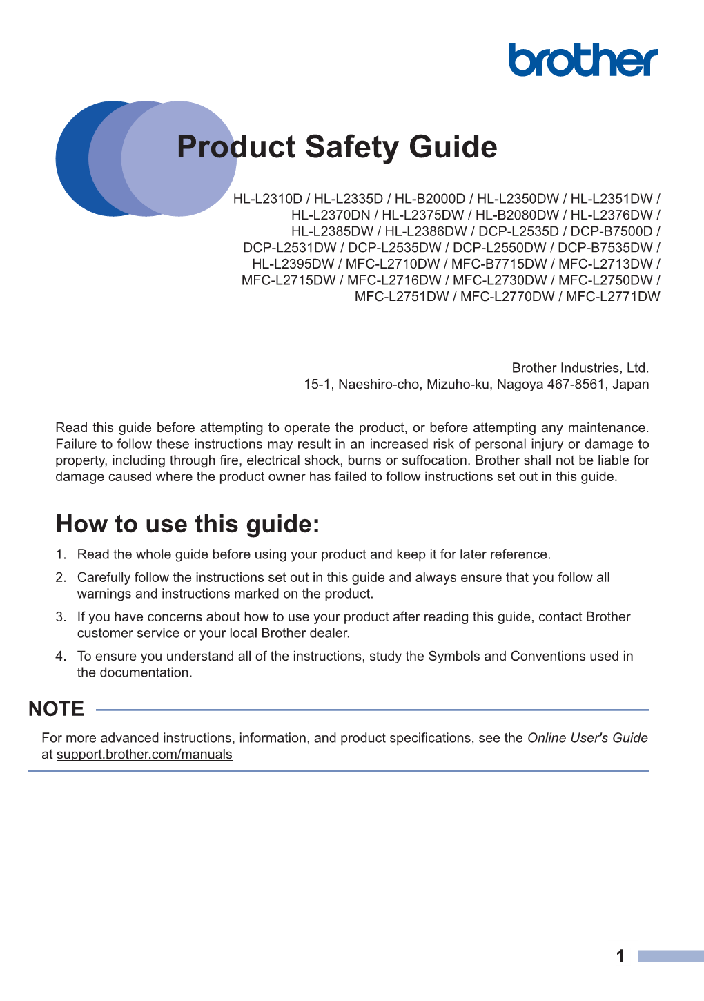 Product Safety Guide