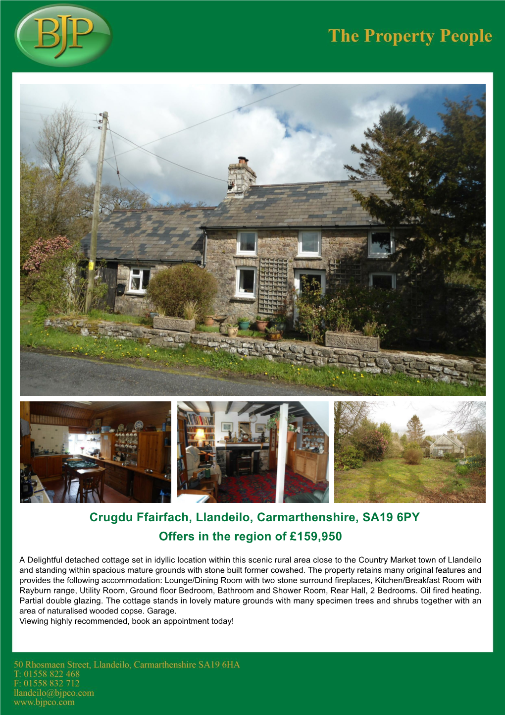 Ffairfach, Llandeilo, Carmarthenshire, SA19 6PY Offers in the Region of £159,950