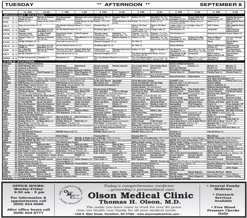 Olson Medical Clinic Services Que Locura Noticiero Univ