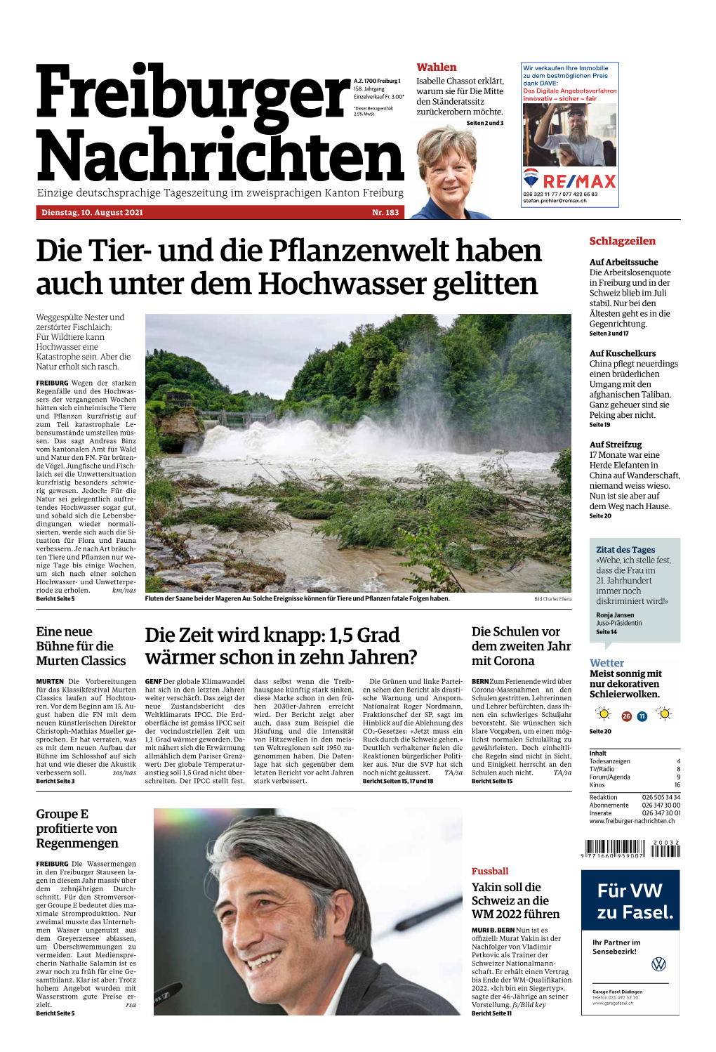 Und Die Pflanzenwelt Haben Auch Unter Dem Hochwasser Gelitten