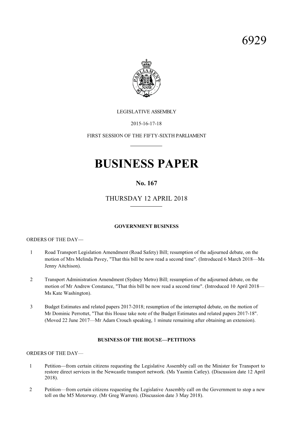 6929 Business Paper