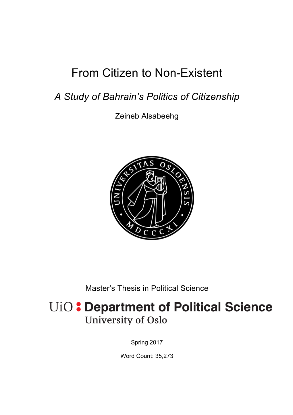 Politics of Citizenship