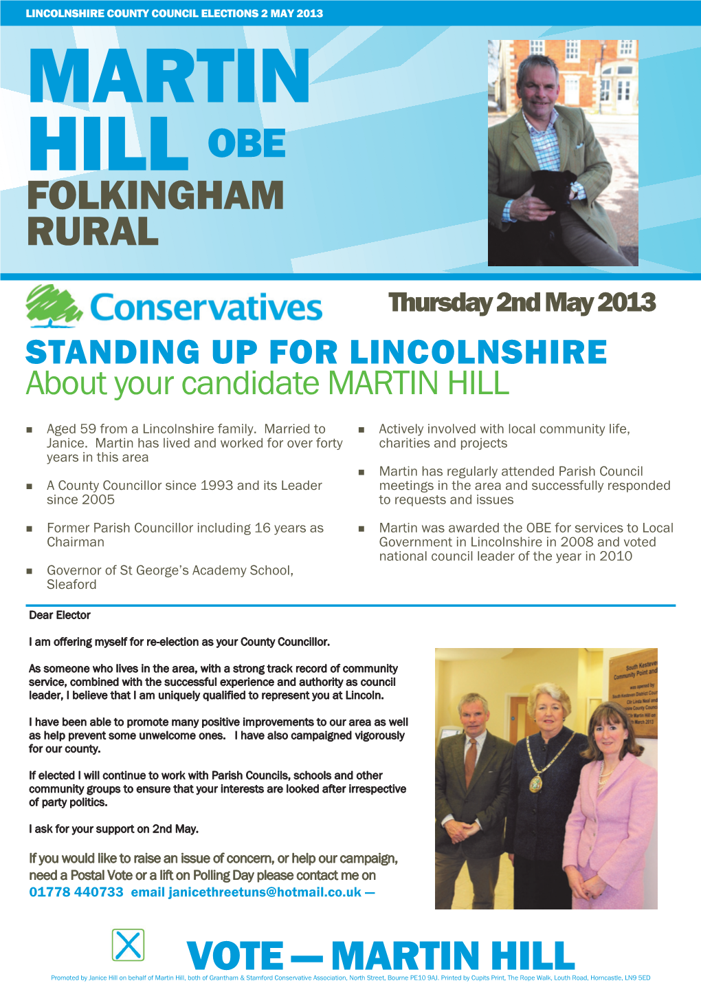 Folkingham Rural Vote — Martin Hill