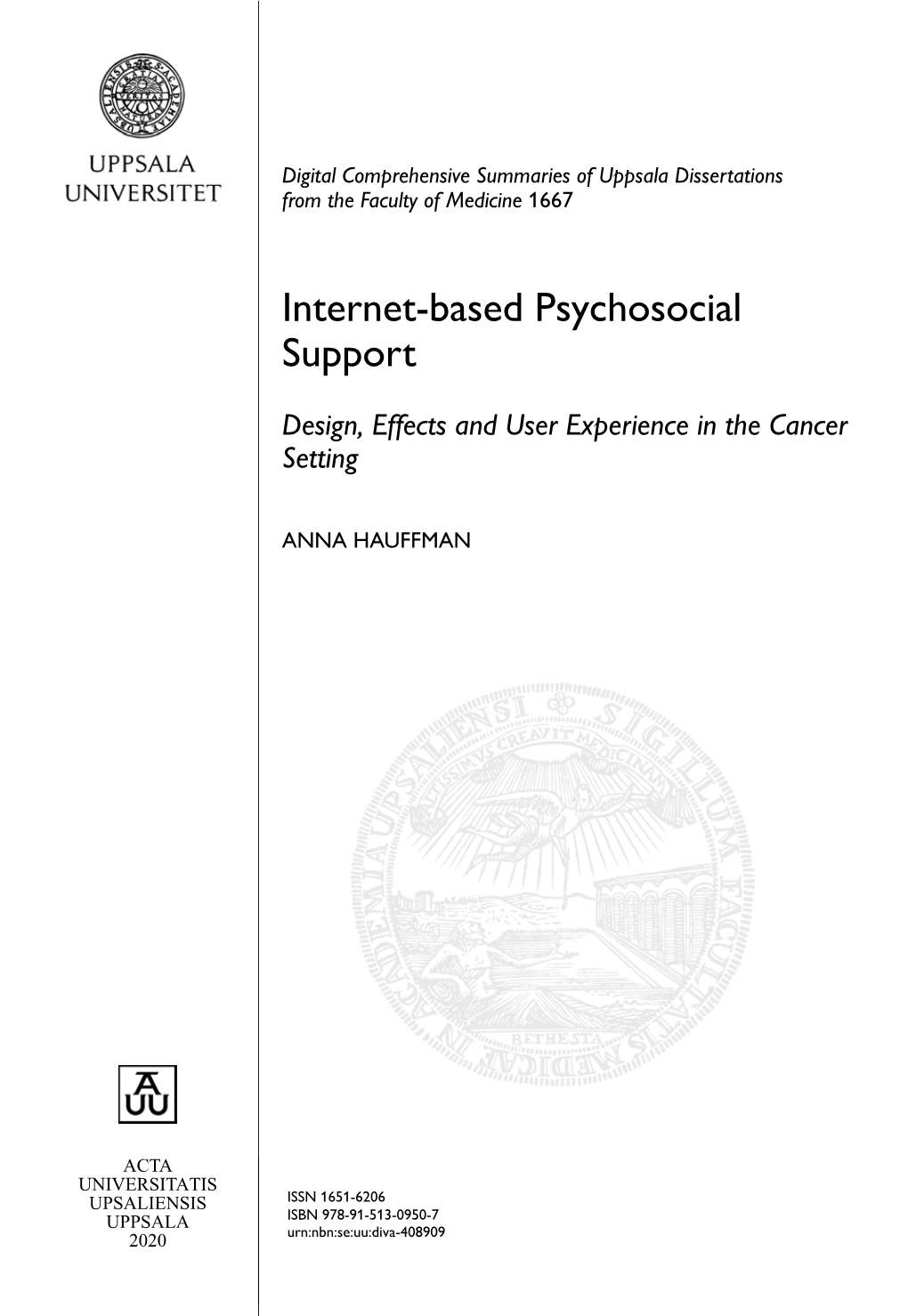 Internet-Based Psychosocial Support