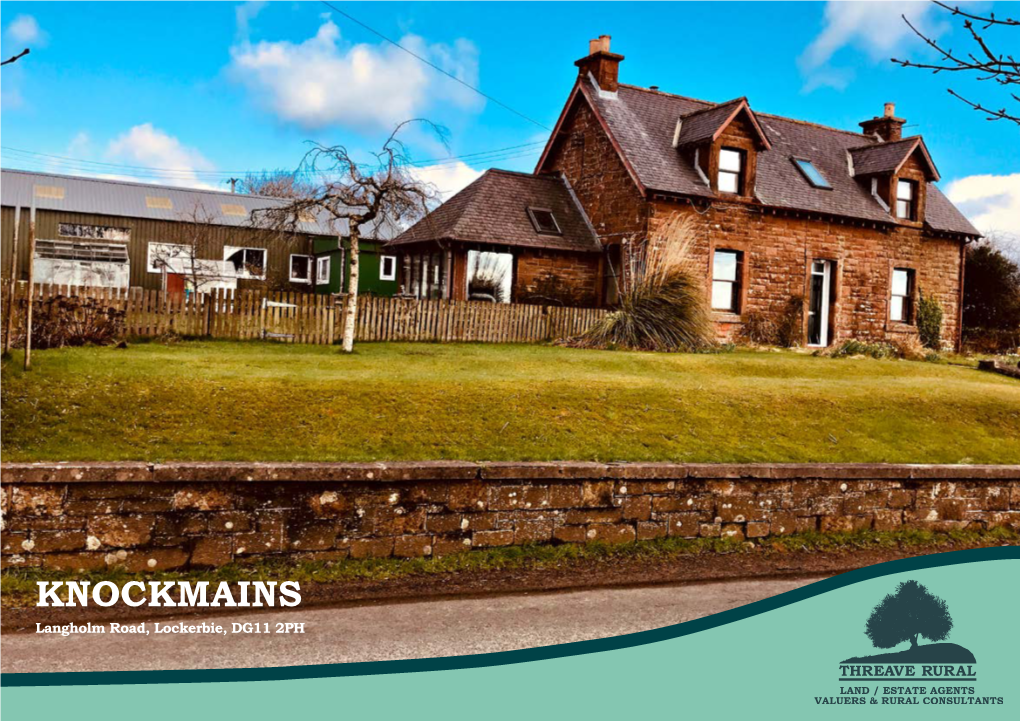 KNOCKMAINS Langholm Road, Lockerbie, DG11 2PH Location Plan