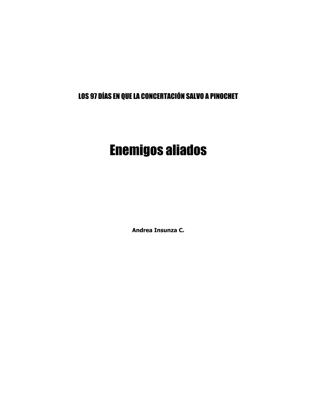 Enemigos Aliados