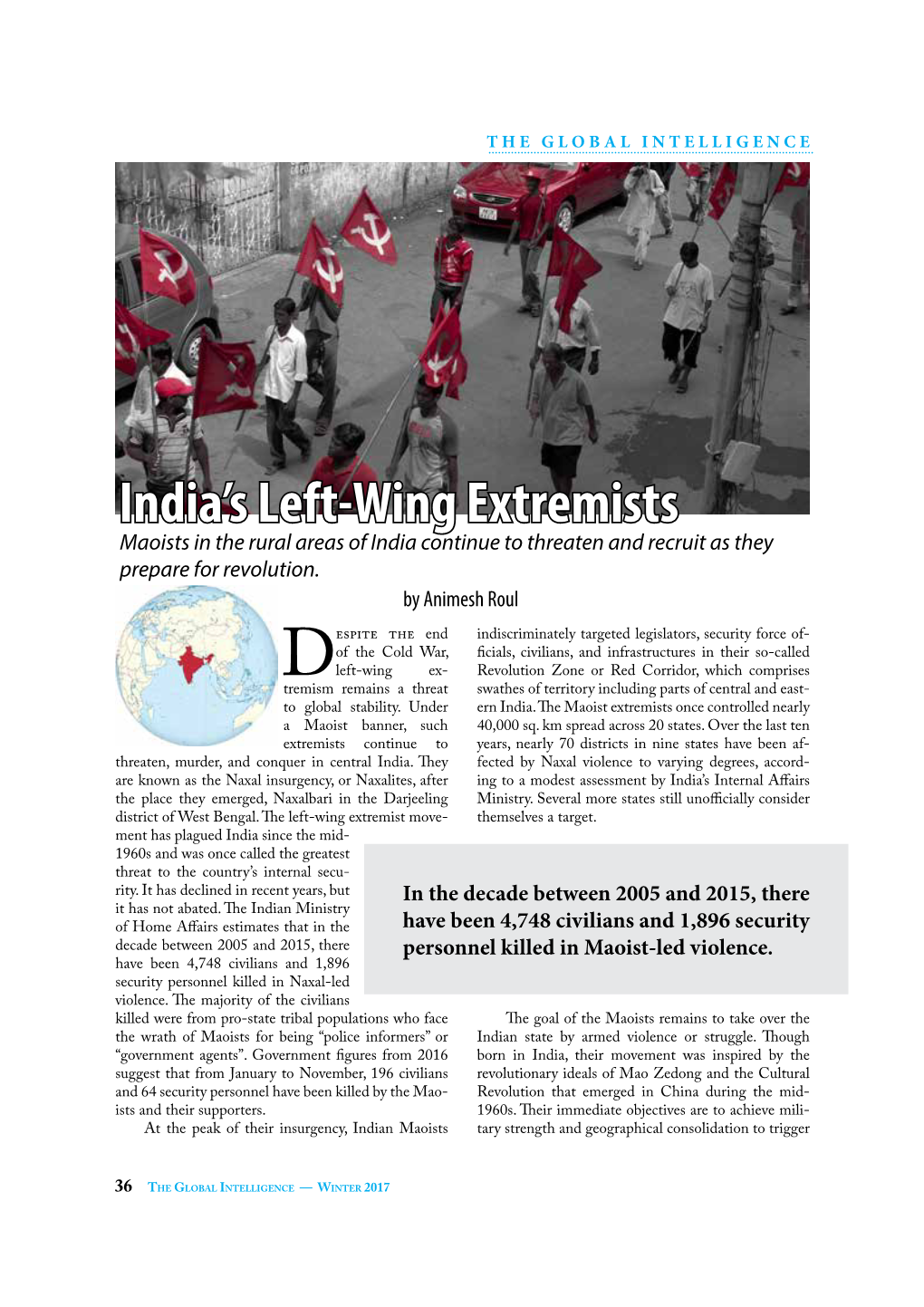 India's Left-Wing Extremists