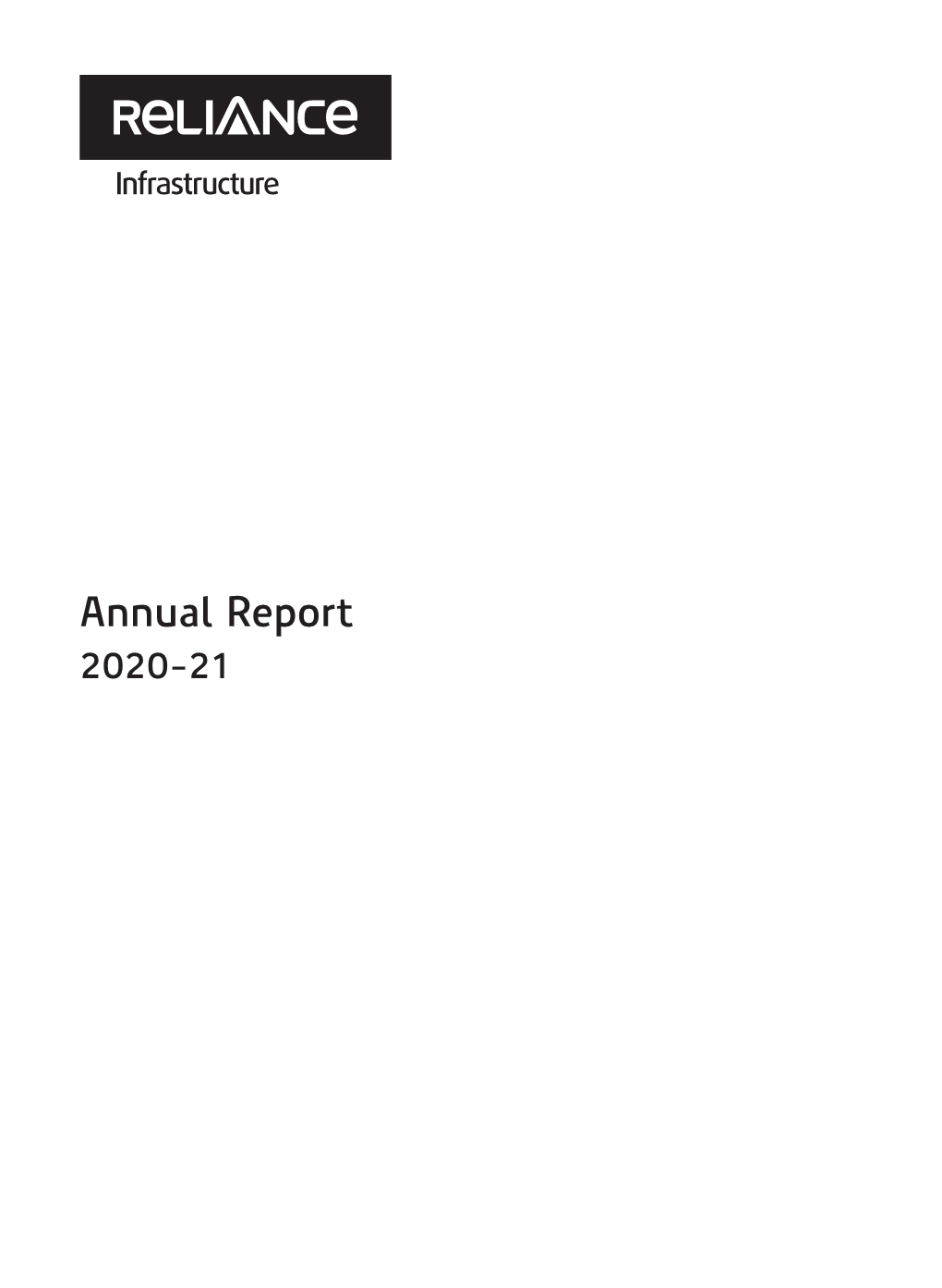 Annual Report 2020-21 Padma Vibhushan Shri Dhirubhai H