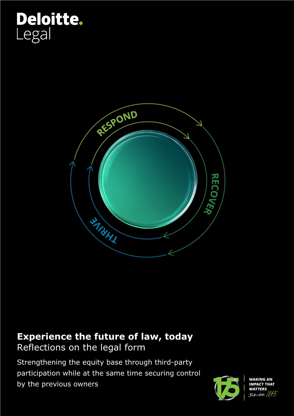 Experience the Future of Law, Today Reflections on the Legal Form