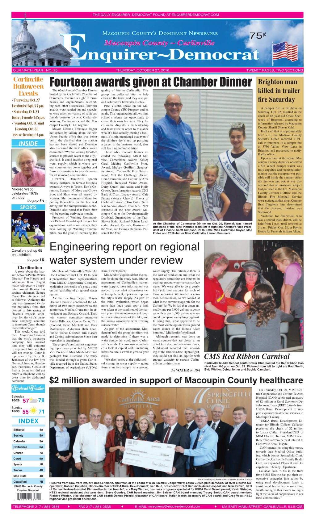 Macoupin County's Dominant Newspaper
