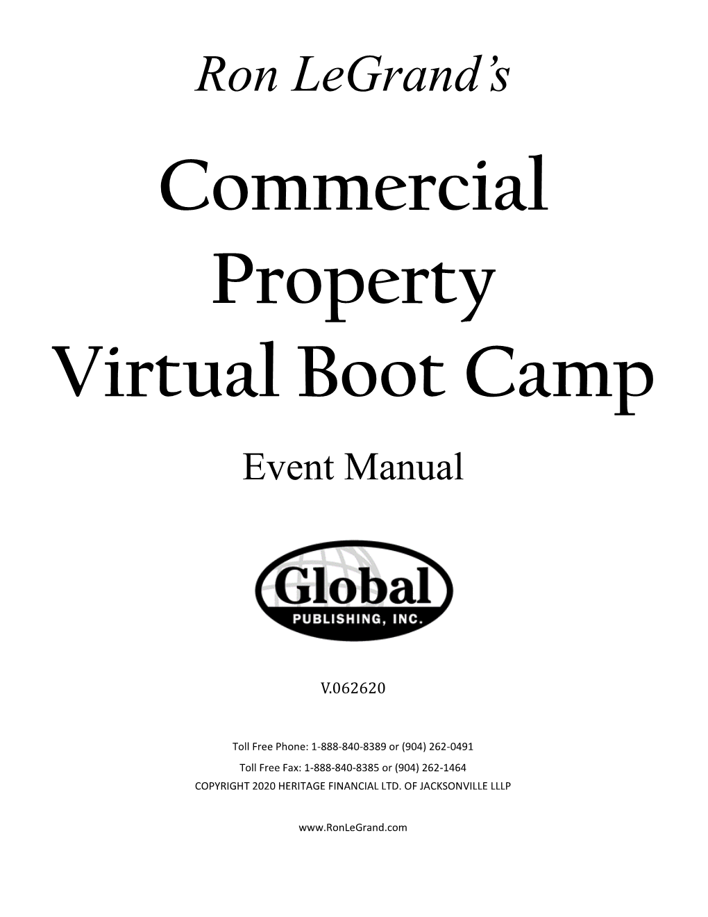 Commercial Property Virtual Boot Camp