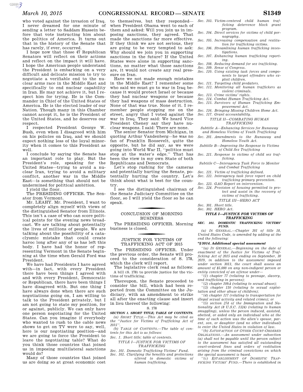 Congressional Record—Senate S1349
