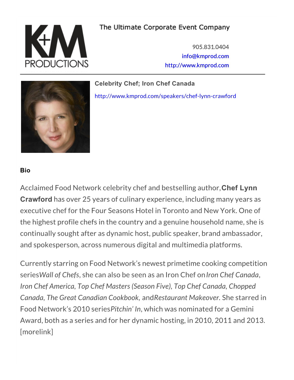 Lynn Crawford | Speaker | Celebrity Chef