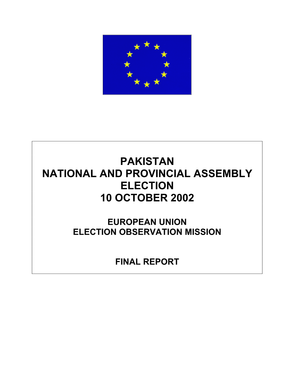 EU Election Observation Mission to Pakistan