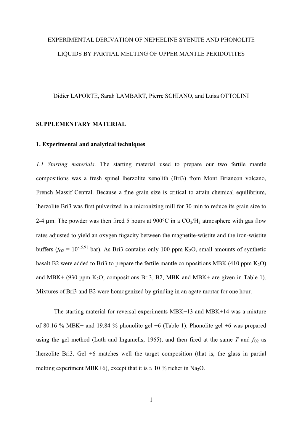 Direct Derivation of Benmoreite to Phonolite