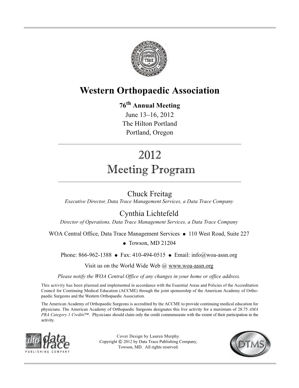 2012 Meeting Program