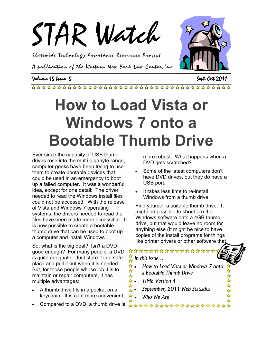 How to Load Vista Or Windows 7 Onto a Bootable Thumb Drive