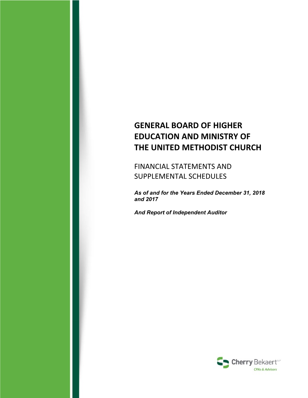 General Board of Higher Education and Ministry of the United Methodist Church