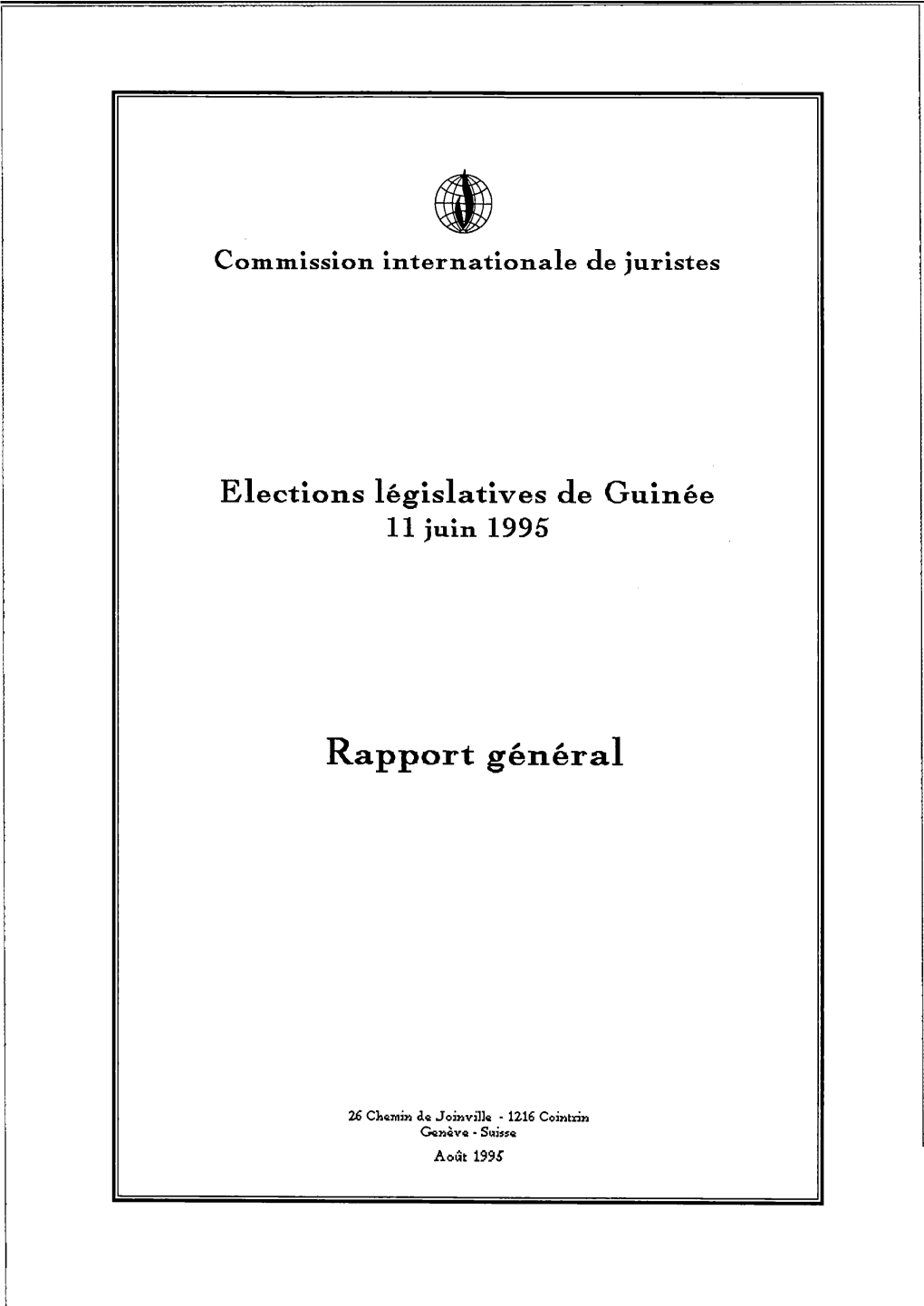 Guinee-Elections-Mission Report-1995-Fra