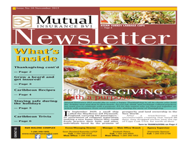 Mutual Insurance: November 15 Newsletter