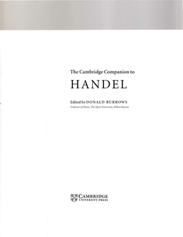 Handel's Sacred Music