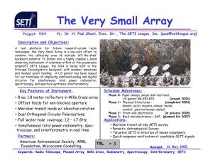 The Very Small Array