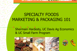 Specialty Foods Marketing & Packaging