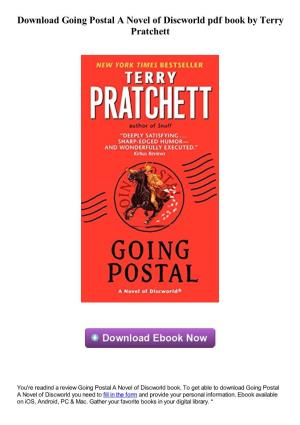 Download Going Postal a Novel of Discworld Pdf Book by Terry Pratchett