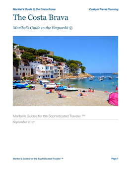 Costa Brava Guide