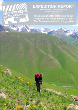 Snow Leopards and Other Animals of the Tien Shan Mountains of Kyrgyzstan