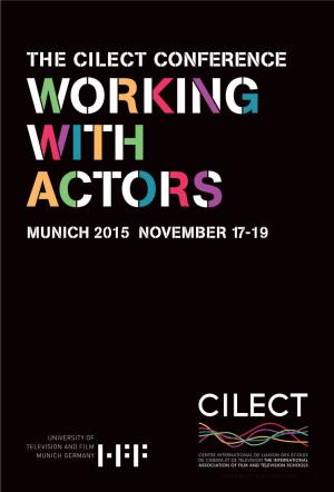 Working with Actors | Cilect 1 Sponsors