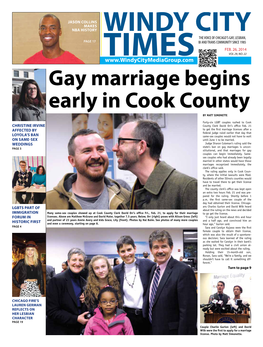 Gay Marriage Begins Early in Cook County by Matt Simonette