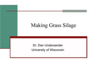 Making Grass Silage