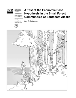 A Test of the Economic Base Hypothesis in the Small Forest Communities of Southeast Alaska