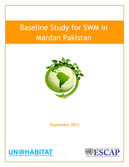 Baseline Study for SWM in Mardan Pakistan
