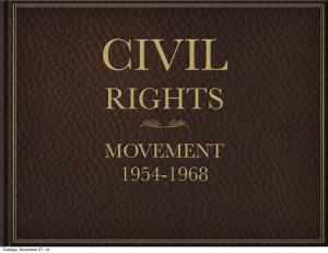 Movement 1954-1968