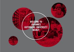 Welcome to Johannes Gutenberg University Mainz!