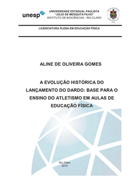 Aline De Oliveira Gomes a Evolução Histórica Do