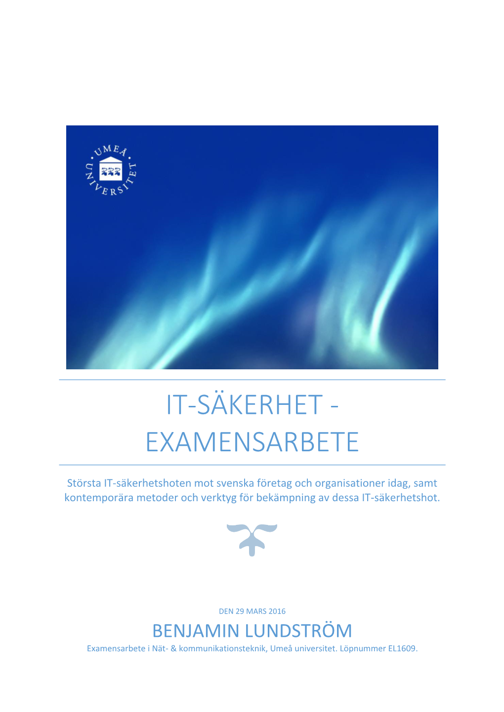 It-Säkerhet - Examensarbete