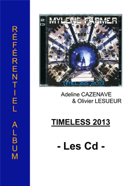 Couverture Timeles 2013 B Cd