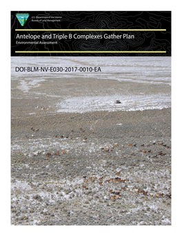 Antelope and Triple B Complexes Gather Plan EA