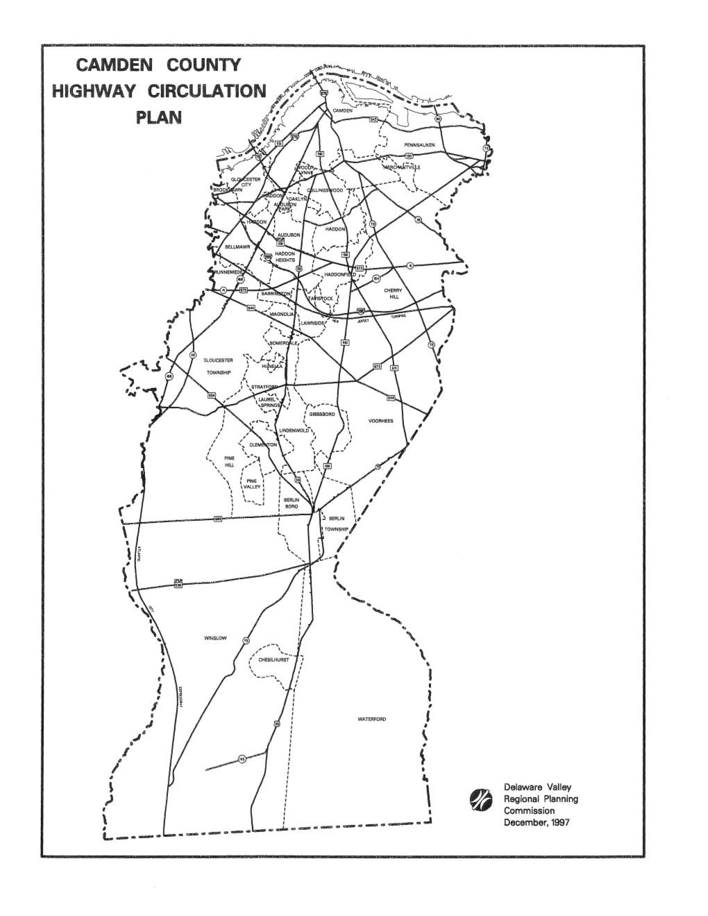 CAMDEN COUNTY HIGHWAY CIRCULATION ~E: PLAN ,$!;