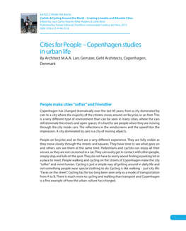 Copenhagen Studies in Urban Life by Architect M.A.A