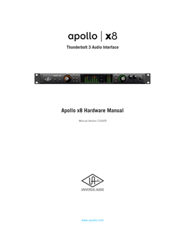 Apollo X8 Hardware Manual