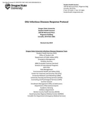 OSU Infectious Diseases Response Protocol