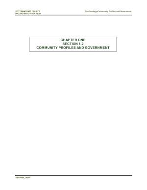 Chapter One Section 1.2 Community Profiles and Government