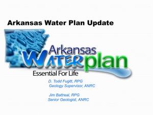 Aquifers of Arkansas Protection, Management, and Hydrologic and Water-Quality Characteristics of Arkansas’ Groundwater