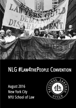 NLG #Law4thepeople Convention