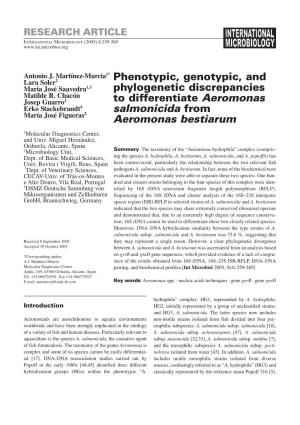 Salmonicida from Aeromonas Bestiarum